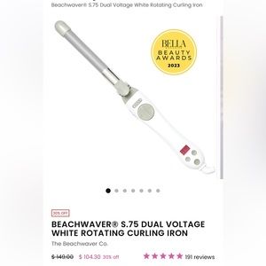 Beachwaver S.75 rotating curling iron